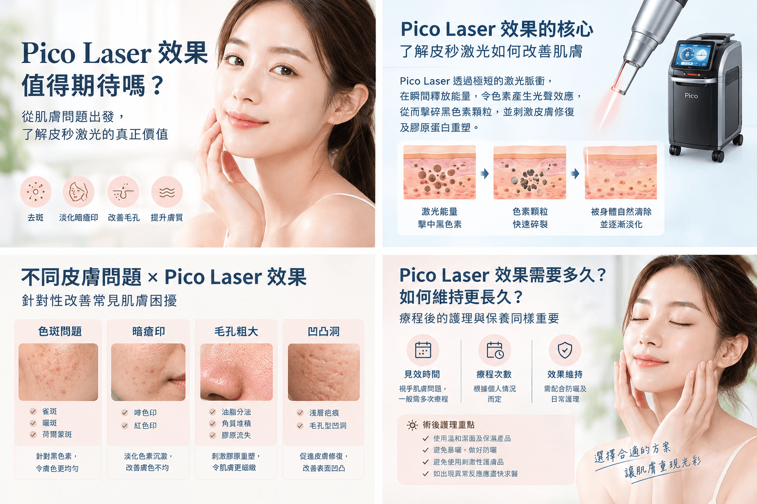 Pico Laser 效果值得期待嗎？從肌膚問題出發，了解皮秒激光的真正價值